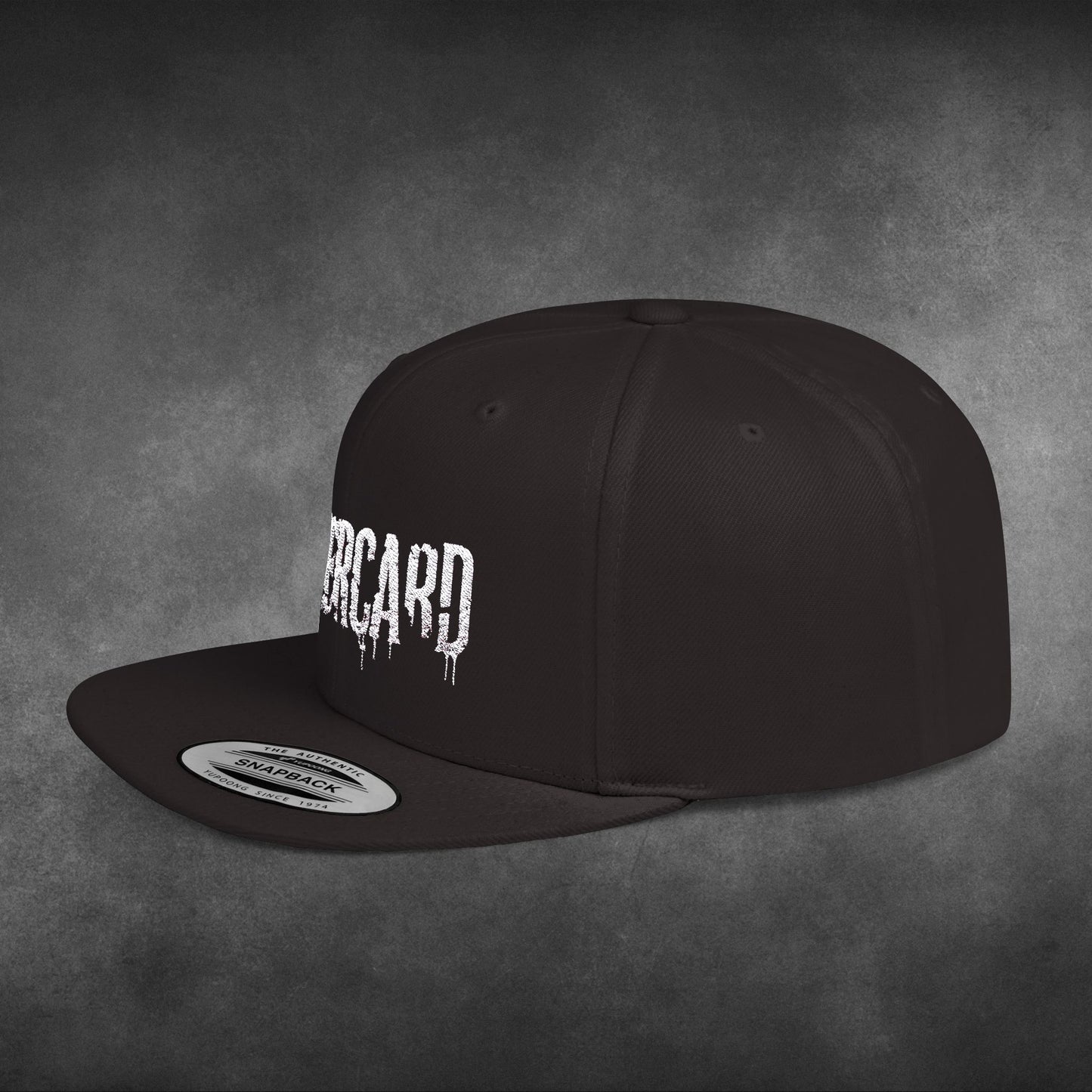 Undercard Drip Logo Snapback Cap | Flat Bill, High-Profile Design